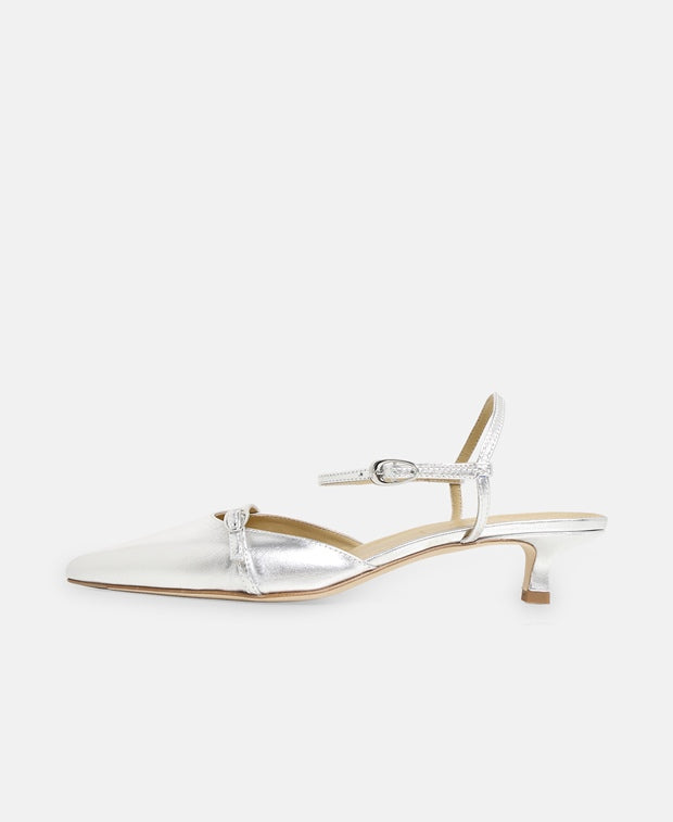 Aeyde Platz Pumps Silver