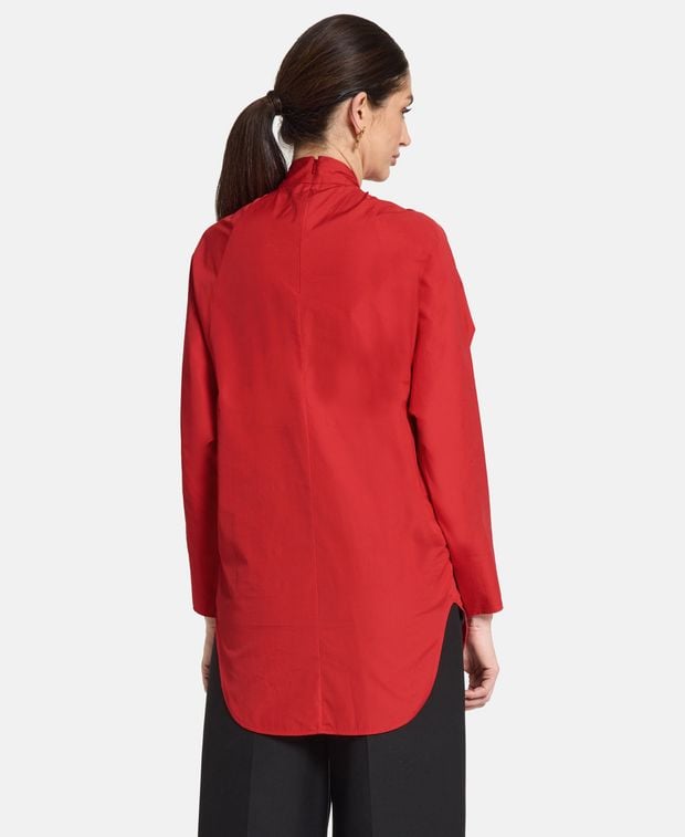 Tod's Tie-neck blouse Red