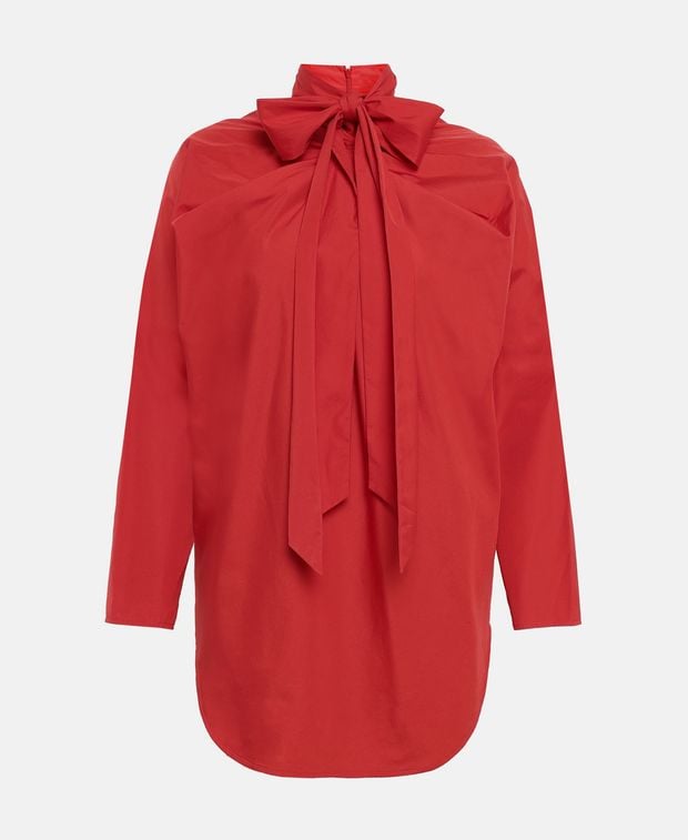 Tod's Tie-neck blouse Red