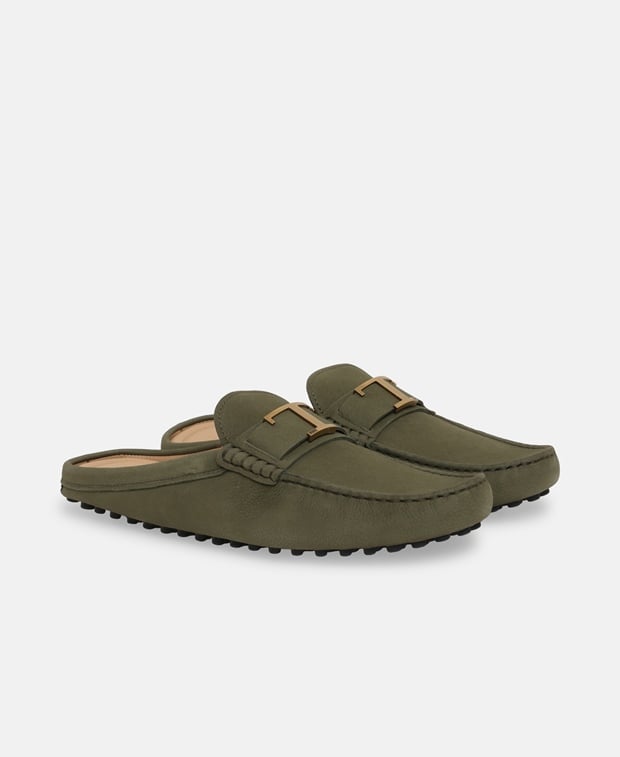 Tod's Sabor T Piatto Doap Moccasins Khaki