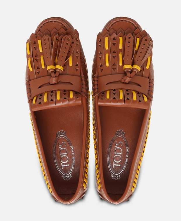 Tod's Gommini Moccasins Terracotta