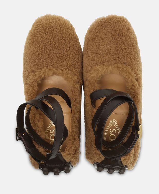 Tod's Bubble Ballerina flat with straps