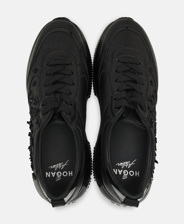 Hogan Chunky sneakers H492 Lav.Paillettes Effetto Fiore