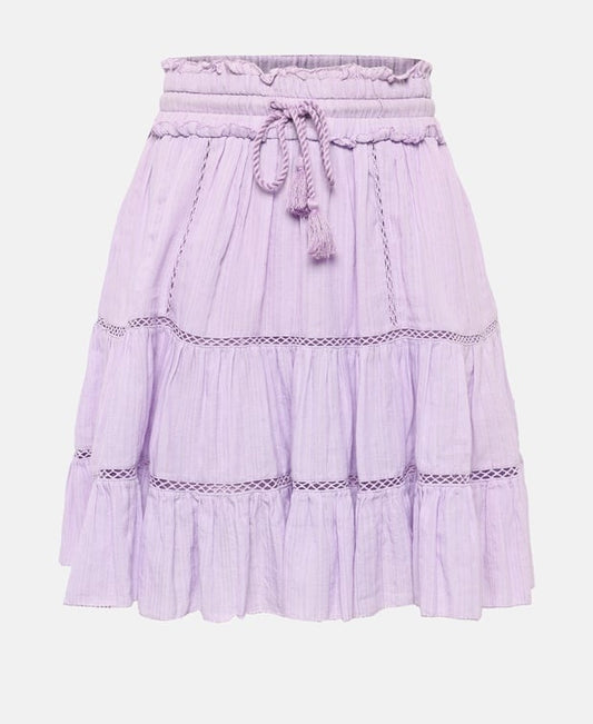 Marant Etoile Tiered skirt Lilac