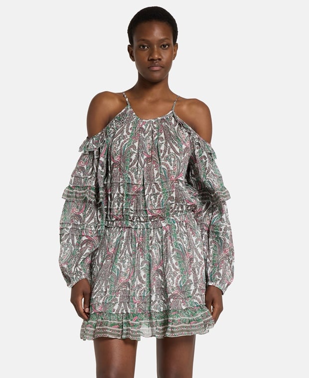 Isabel Marant Silk-blend dress Gabina