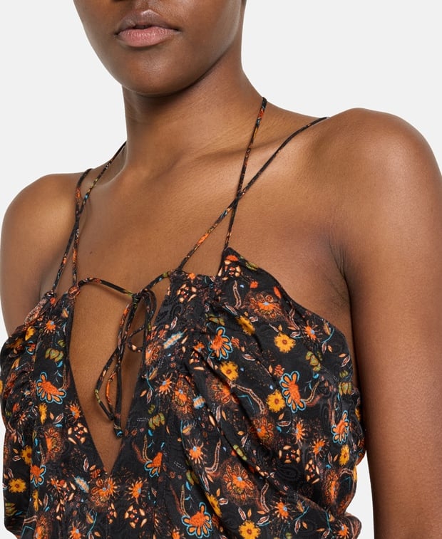 Isabel Marant Silk-blend dress