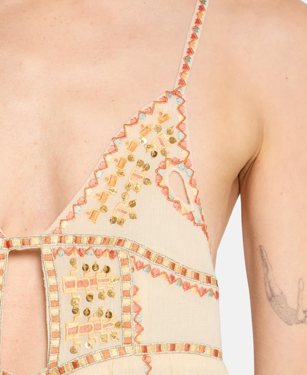 Isabel Marant Silk-blend dress Bretty