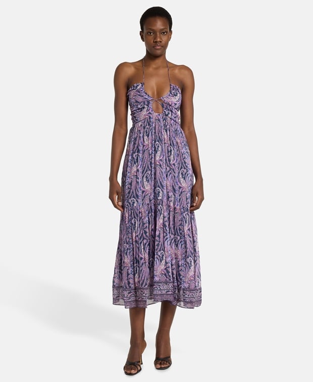 Isabel Marant Silk-blend dress Birona