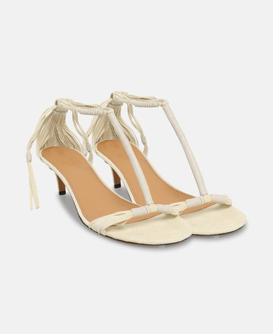 Isabel Marant Aatos Heeled sandals Ecru