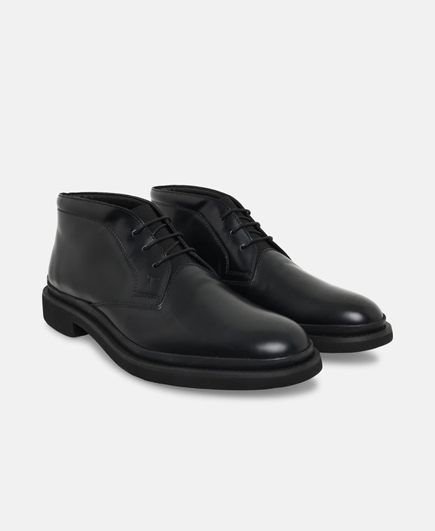 Tod's Polacco Lace-up shoes Caviar Black