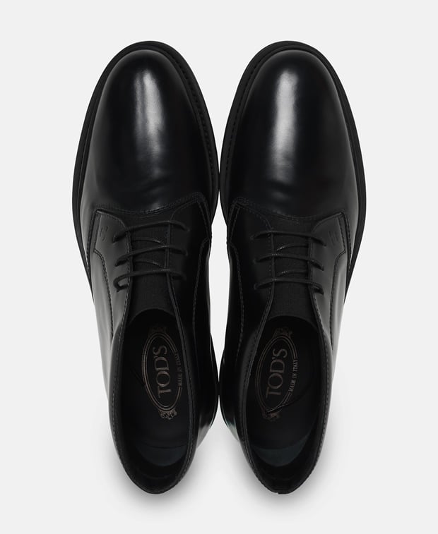 Tod's Polacco Lace-up shoes Caviar Black