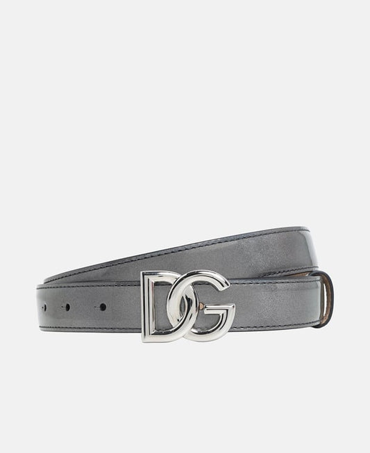 Dolce & Gabbana Leather belt Silver