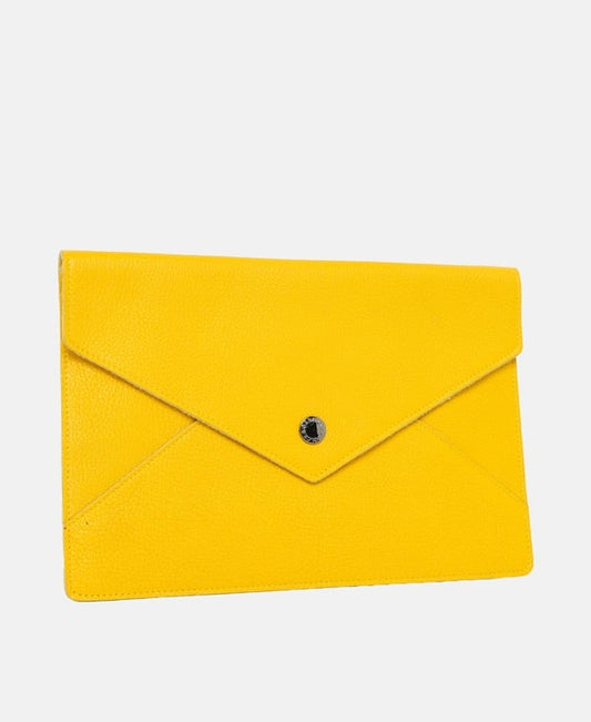 Dolce & Gabbana Leather tablet bag Yellow