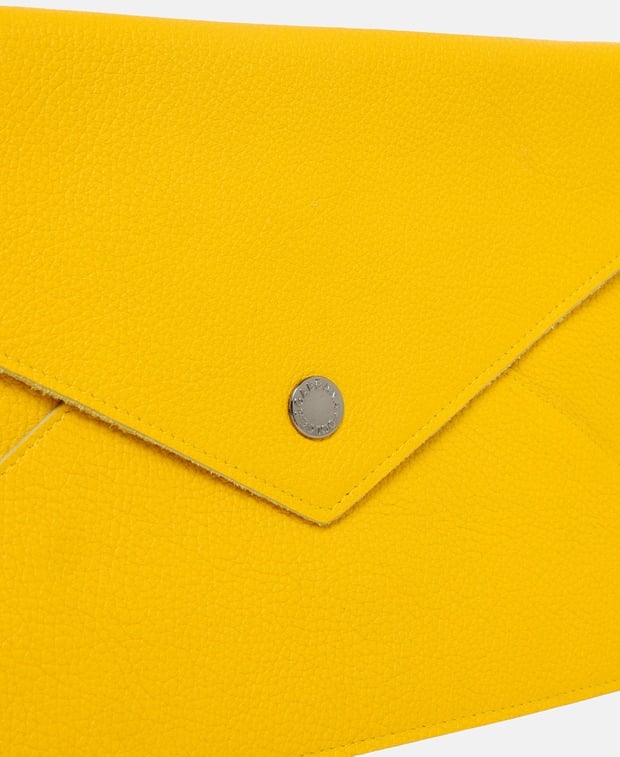 Dolce & Gabbana Leather tablet bag Yellow