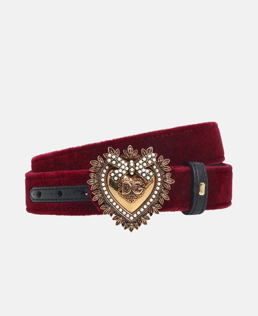 Dolce & Gabbana Belt Dark Red
