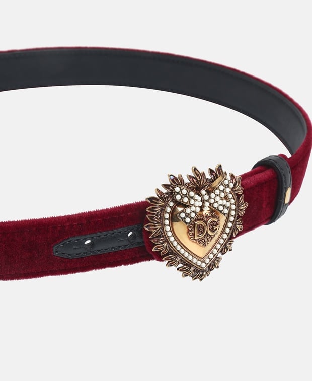 Dolce & Gabbana Belt Dark Red