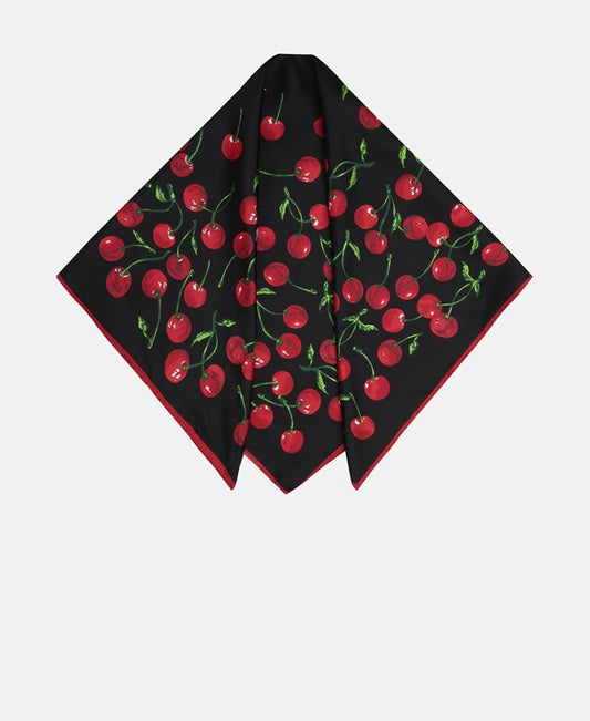 Dolce & Gabbana Silk square scarf Red