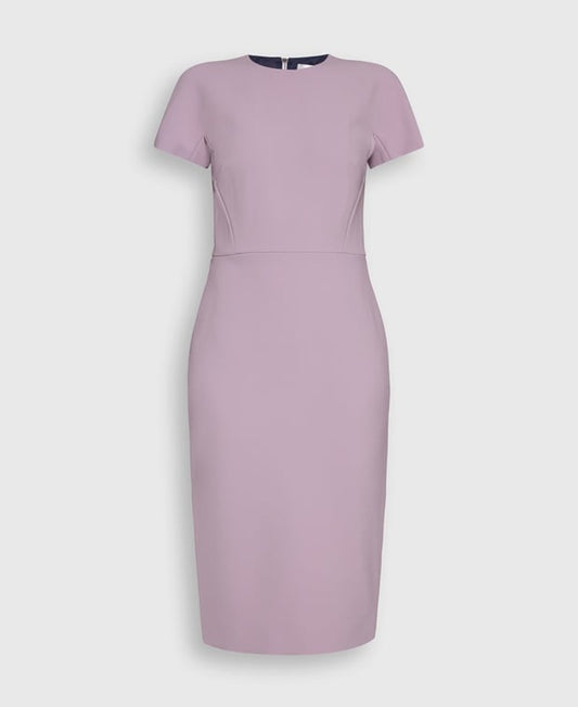 Victoria Beckham Wool-blend dress Lilac