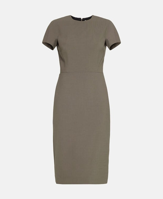 Victoria Beckham Wool-blend dress Dun