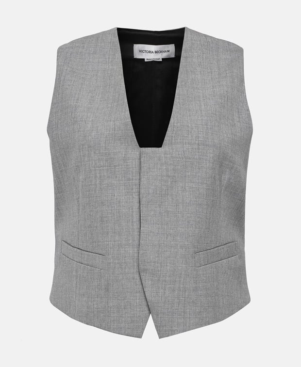 Victoria Beckham Waistcoat Grey