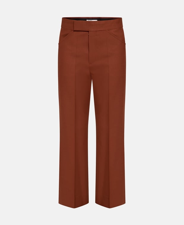 Victoria Beckham Flared trousers 70S CROPPED FLARE