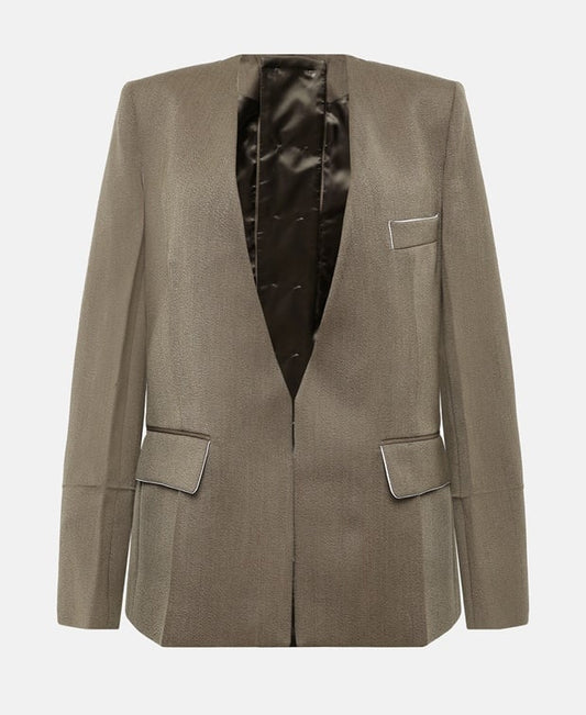 Victoria Beckham Wool blazer Dun
