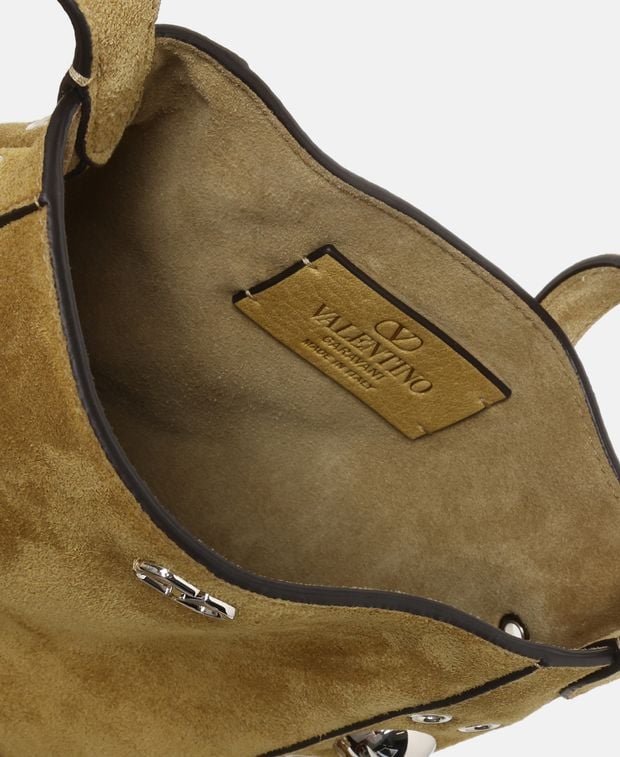 Valentino Garavani Havana Leather cross body bag Beige
