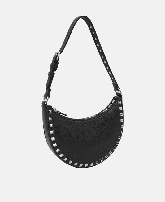 Valentino Garavani Rockstud Leather shoulder bag Black