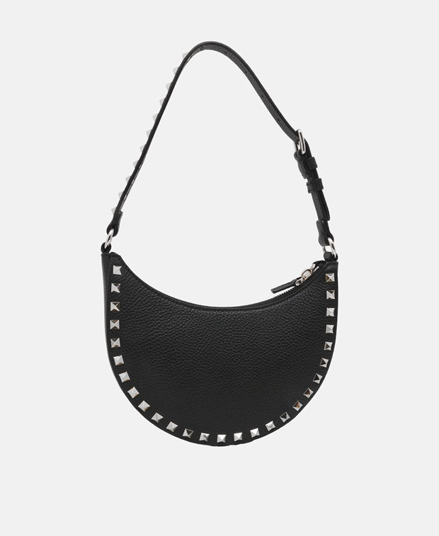 Valentino Garavani Rockstud Leather shoulder bag Black