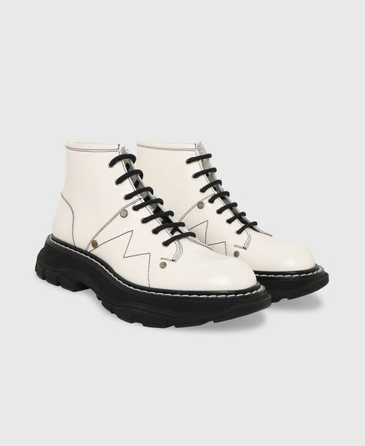 Alexander McQueen Lace-up ankle boot Thread Slick