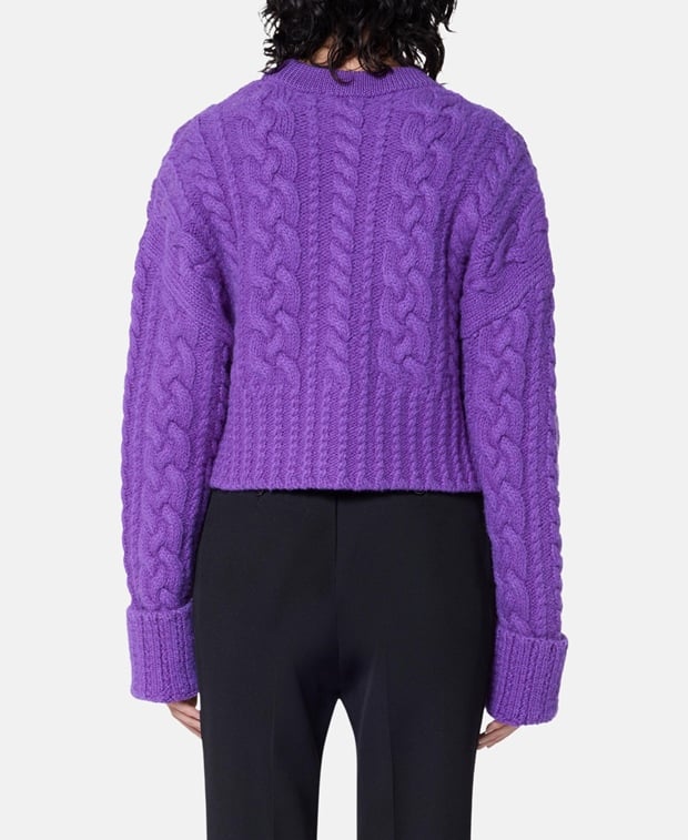 Ami Paris Wool jumper Purple