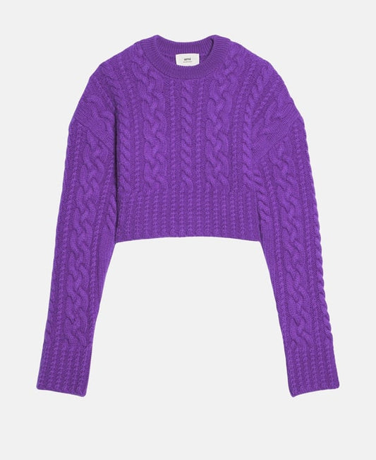 Ami Paris Wool jumper Purple