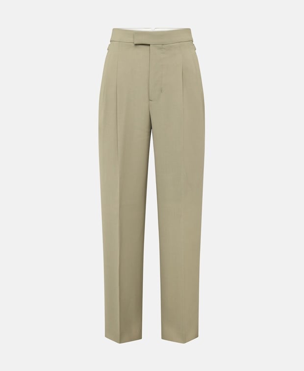 Ami Paris Pleat-top trousers Taupe