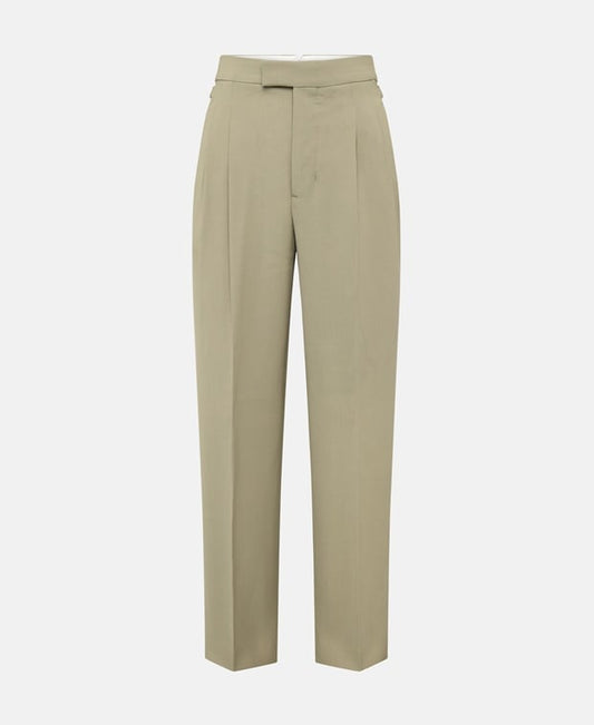 Ami Paris Pleat-top trousers Taupe
