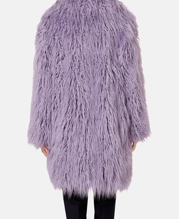 Ami Paris Fur coat Mauve