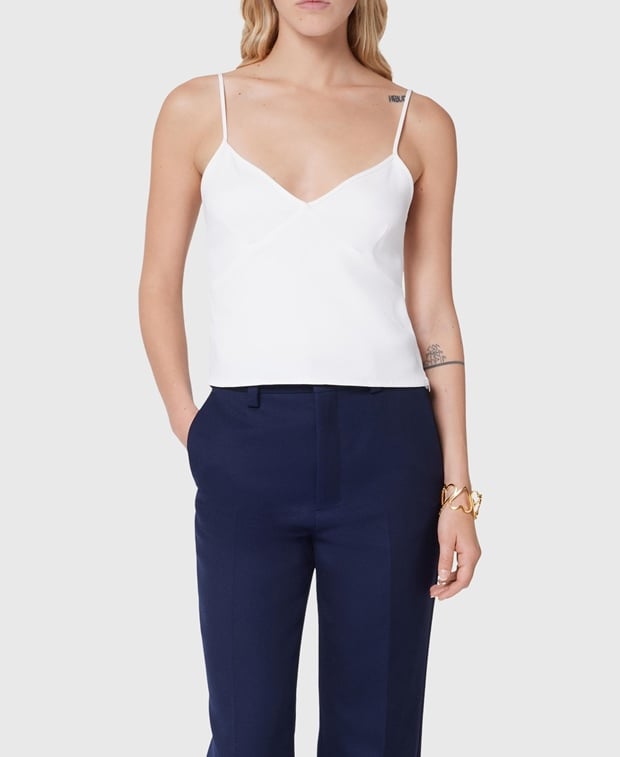Ami Paris Spaghetti-strap top