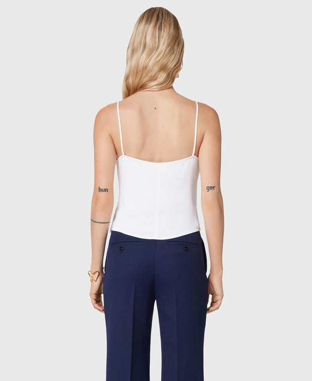 Ami Paris Spaghetti-strap top