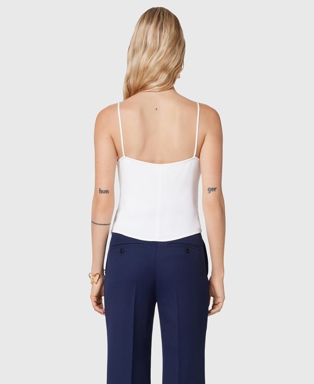 Ami Paris Spaghetti-strap top