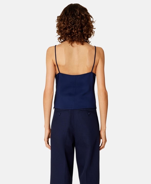 Ami Paris Spaghetti-strap top Blue