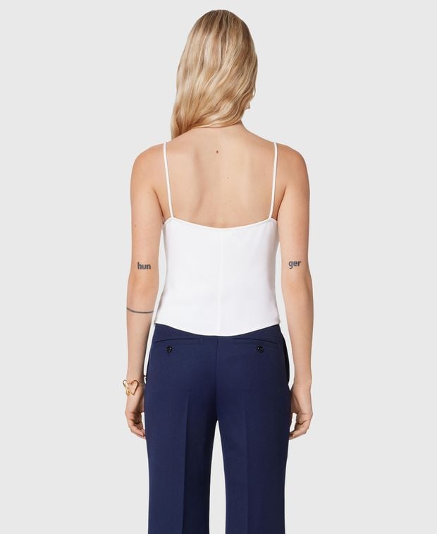 Ami Paris Spaghetti-strap top