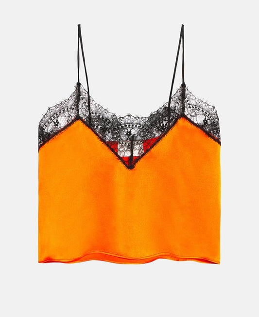 Ami Paris Silk top Orange