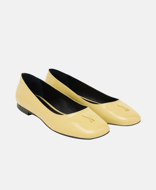 Ami Paris Ami de coeur Ballet flats Yellow
