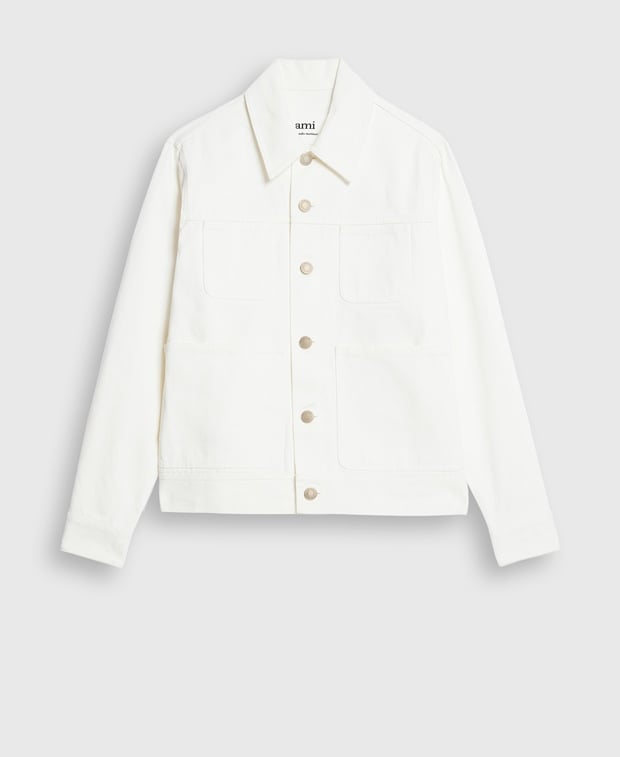 Ami Paris Transitional jacket White
