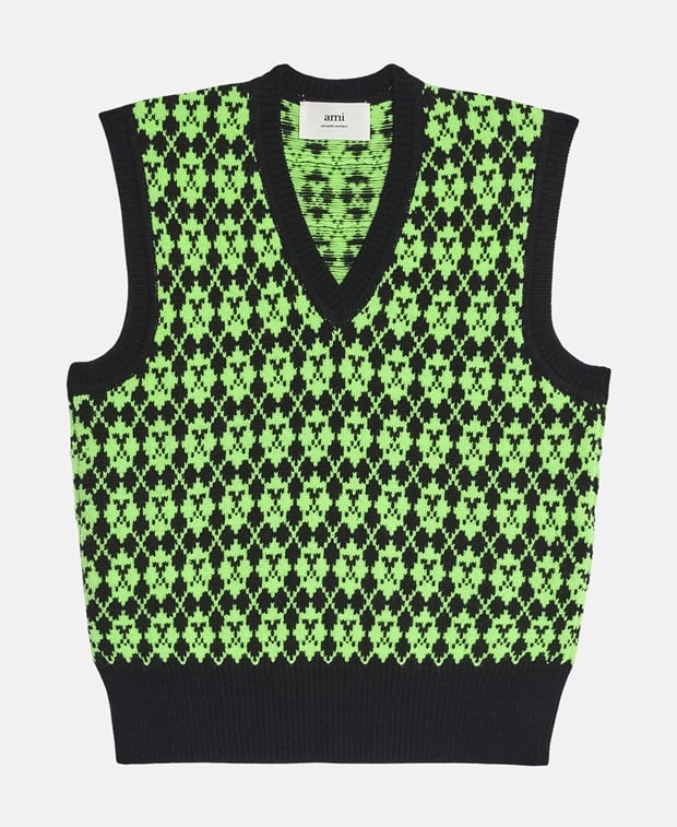 Ami Paris Sleeveless pullover Black