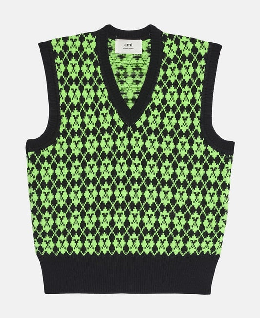Ami Paris Sleeveless pullover Black