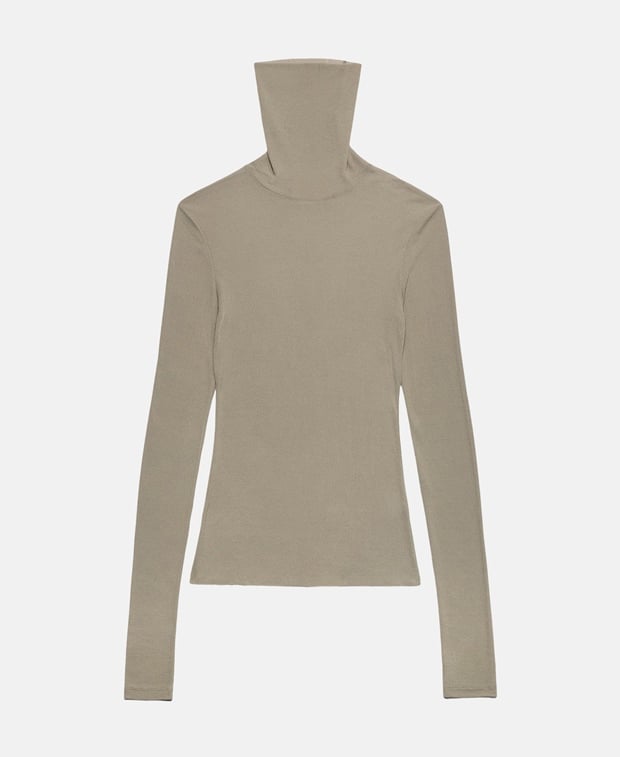 Ami Paris Rollneck pullover Light Grey