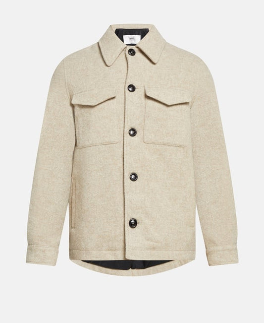 Ami Paris Wool shacket Beige