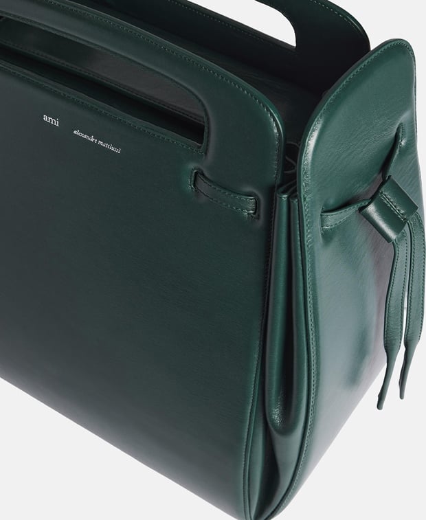 Ami Paris Leather cross body bag
