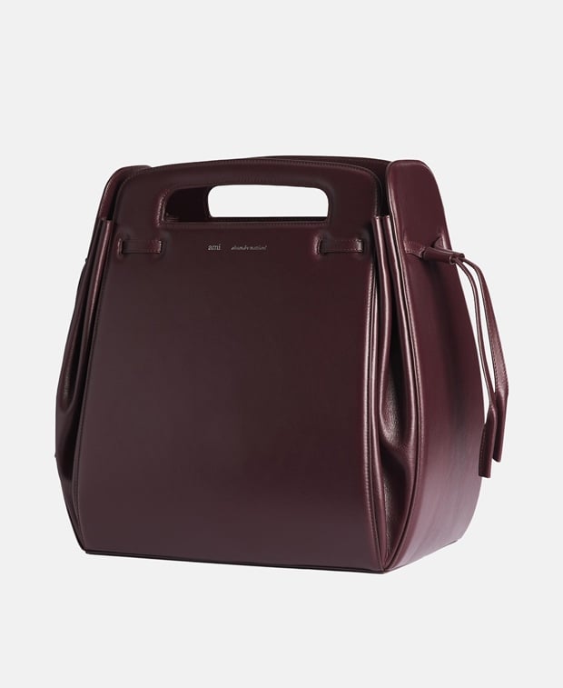 Ami Paris Leather cross body bag