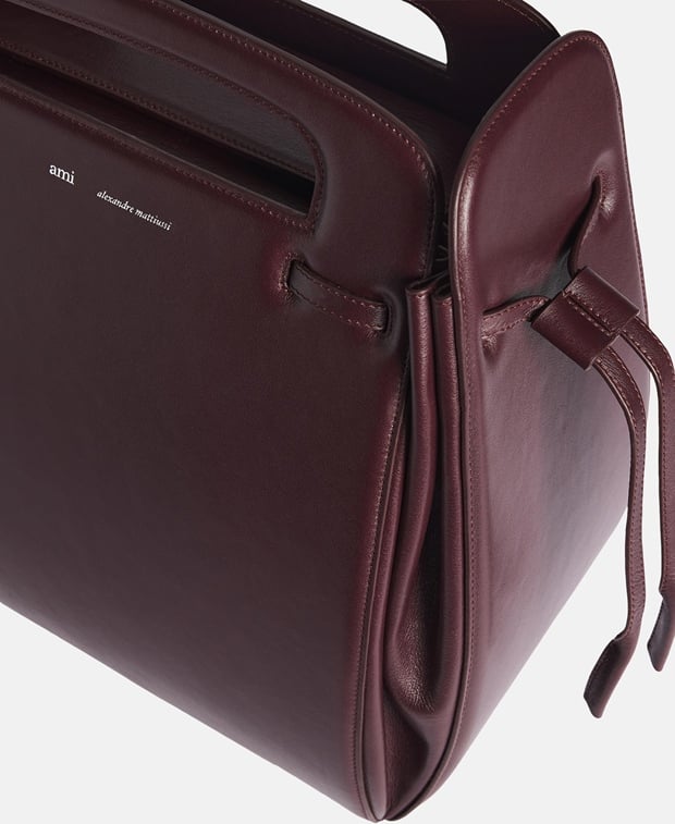 Ami Paris Leather cross body bag